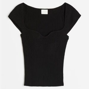 H&M: Rib Knit Top